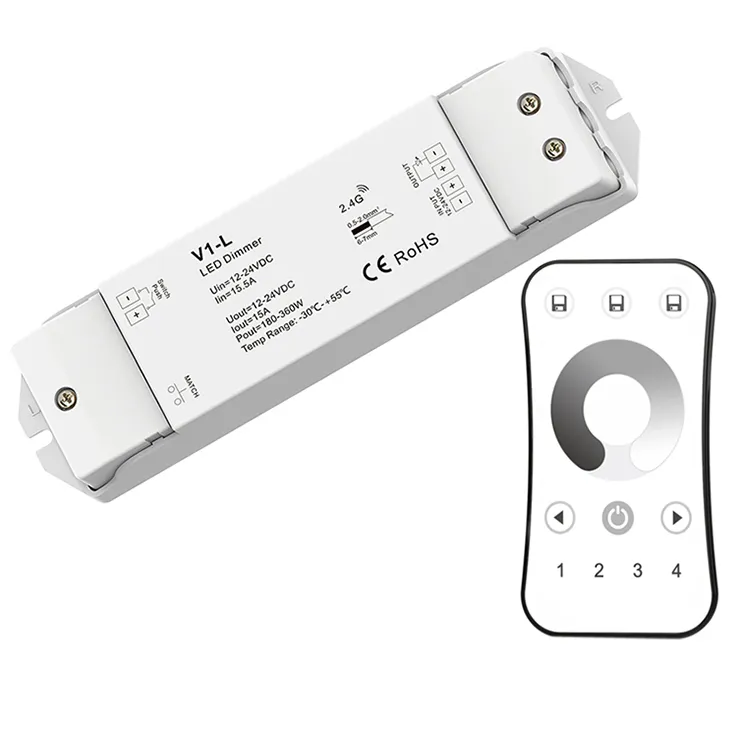 RF Wireless single color dimmer Remote Receiver