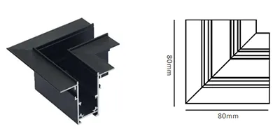 M20 Magnet Track Connector-RMT4 Horizontal