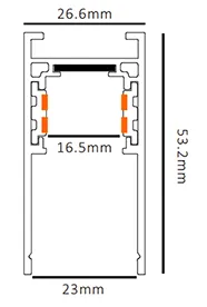 M20 Magnet Track-MT4 dimension drawing