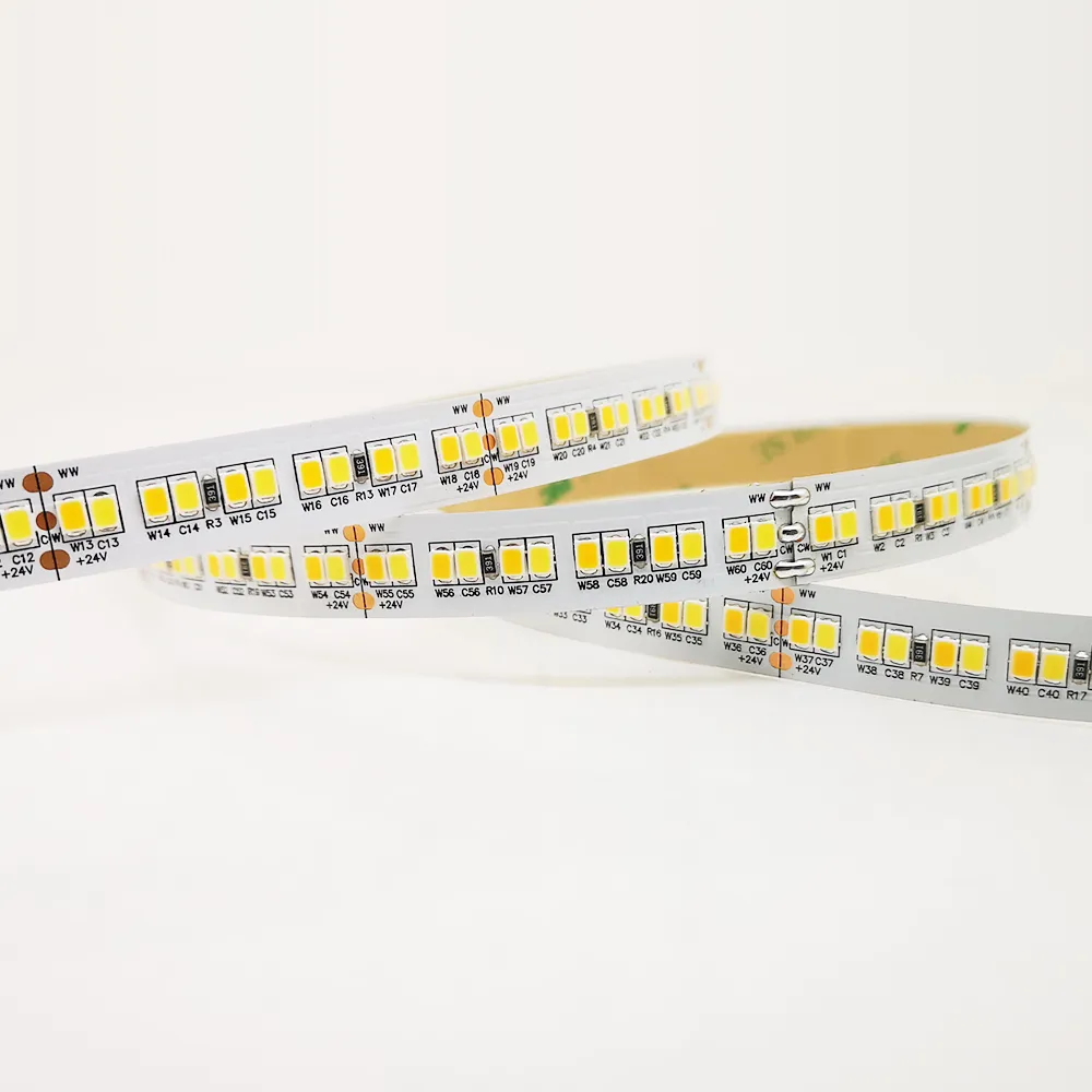 Dimmable Color Temperture 24V 240LED 2835 Biege LED Streifen