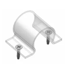 PC Clips & Profile for Round Neon strip 360 degree 25mm