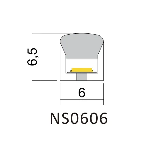 drawing of LED neon flex 0606