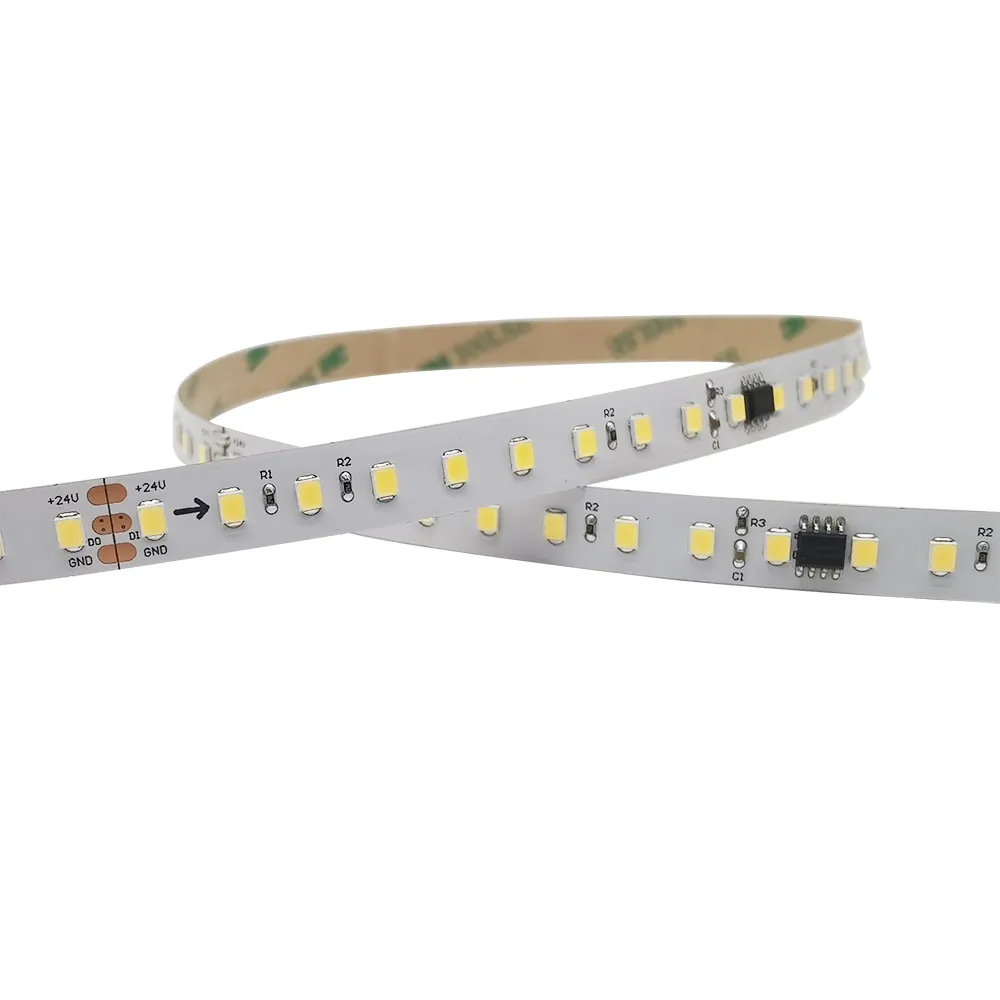 Addressable Pixel Chasing LED strip SPI White 24V