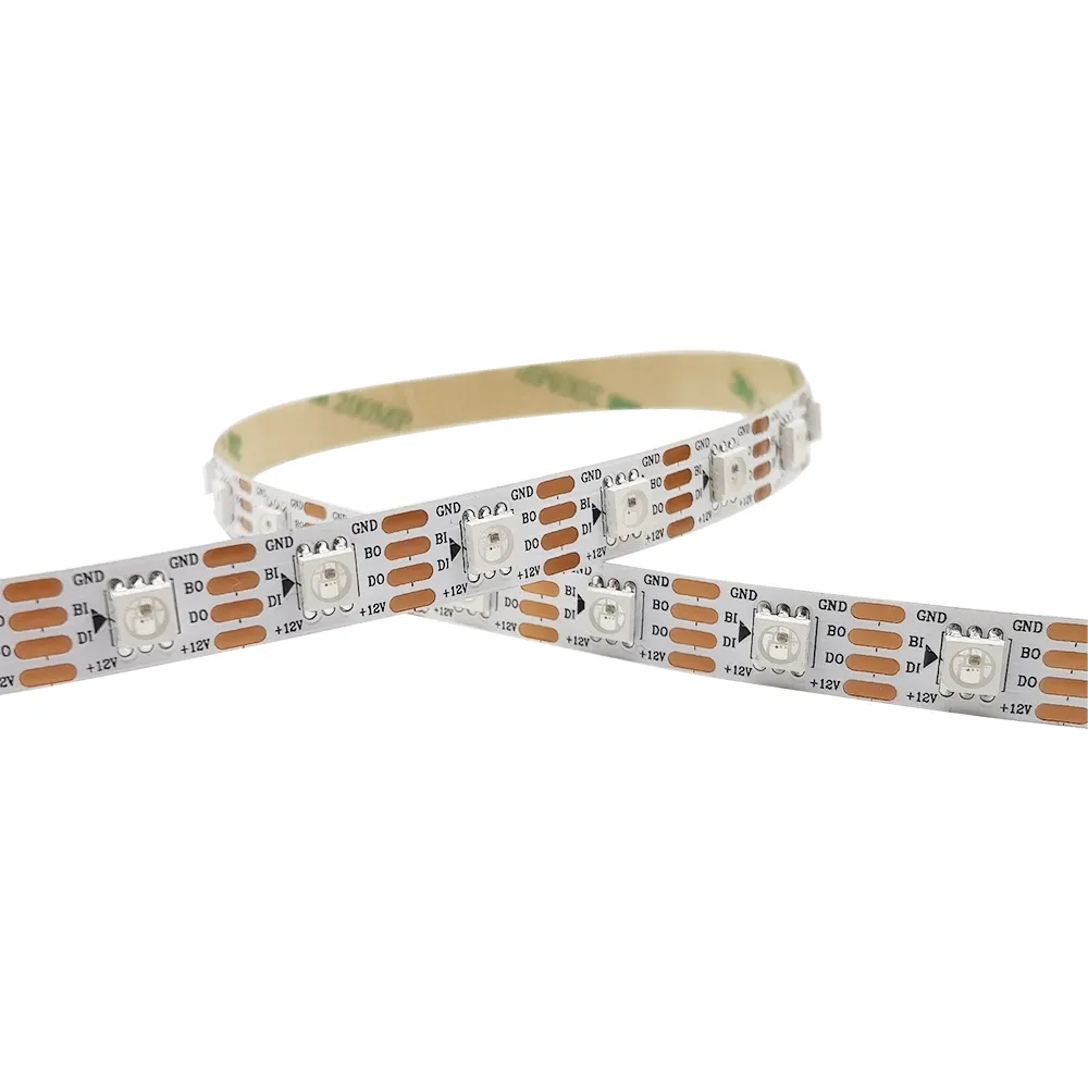 Addressable Pixel Chasing SPI RGB IC LED strip 12V 96LED