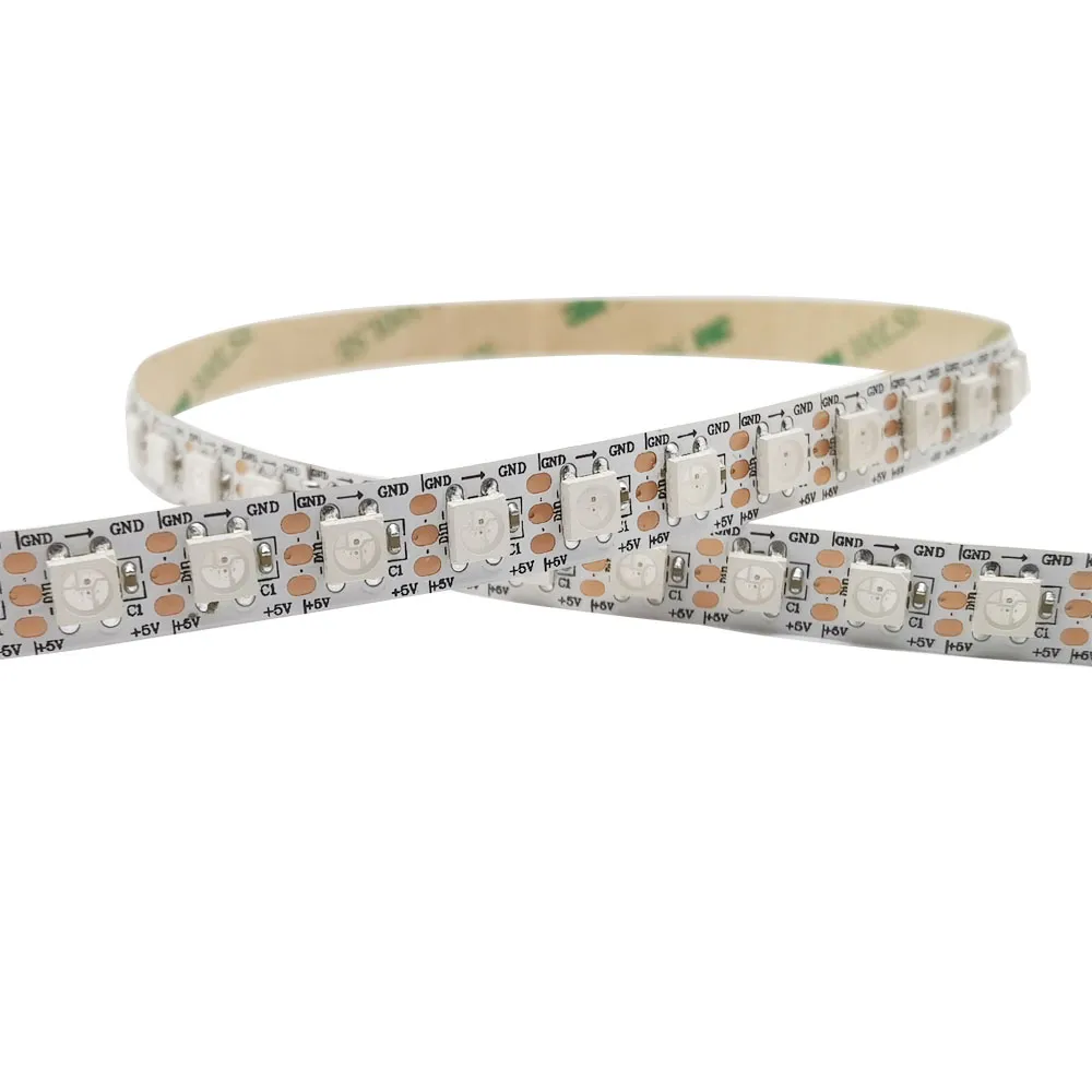 Addressable Pixel Chasing SPI RGB IC LED strip 5V 96LED