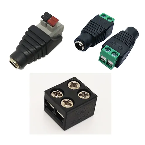 Connector for power to strip supplier