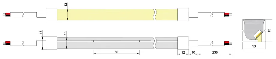 drawing of neon strip 3D Any bending 13_13