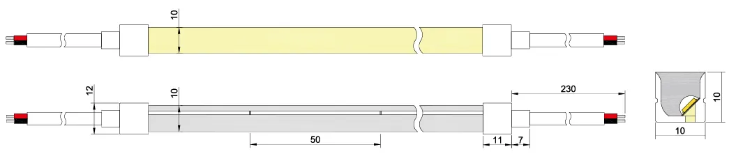 drawing of neon strips 3D Any bending 10_10