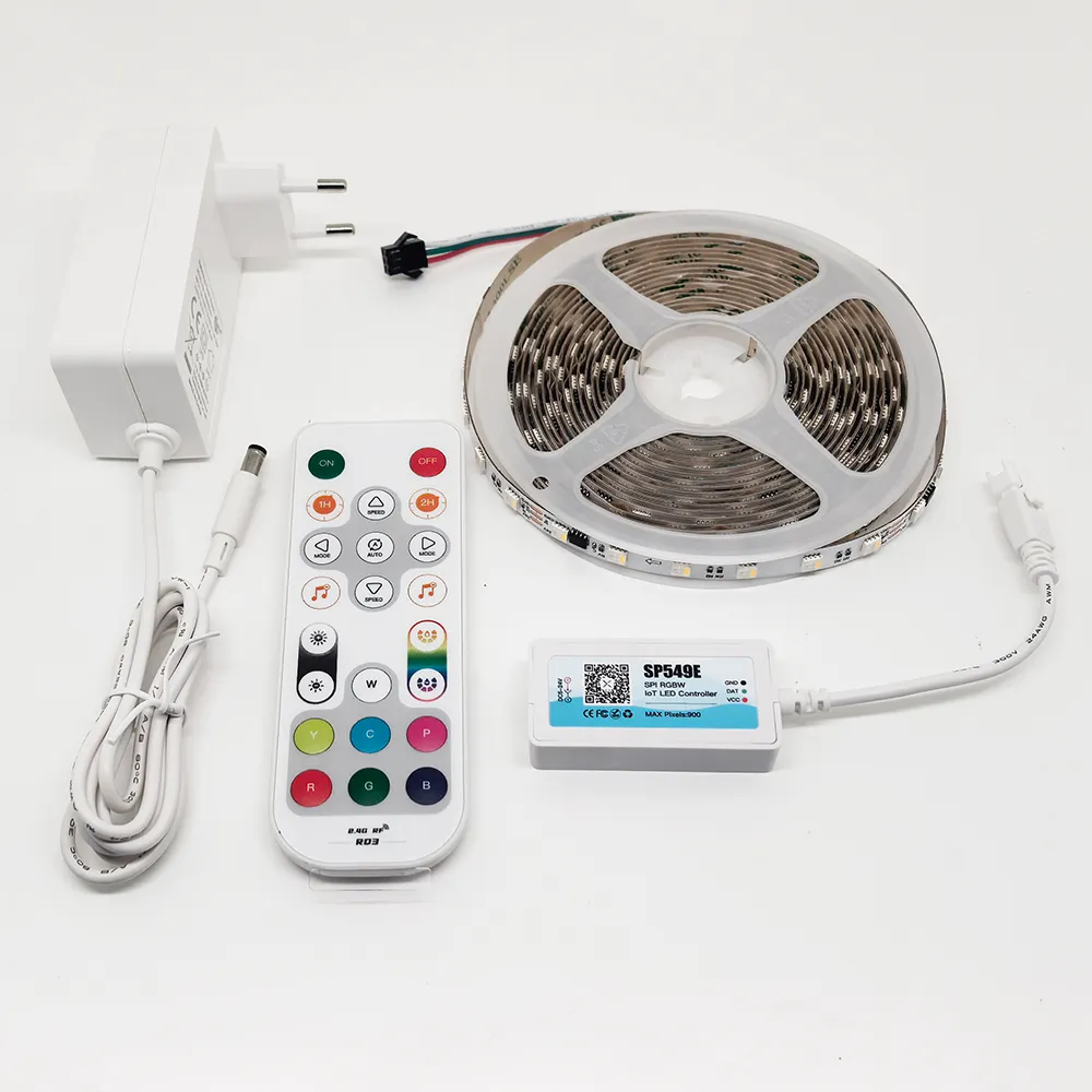 Smart LED Strip Light Kit RGBW+IC SPI COB WIFI BanlanX App and Remote Control 2